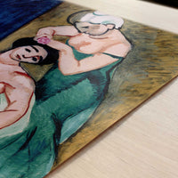 Women at their Toilet (1907) by Henri Matisse – Art Print - Close-up detail of the art print