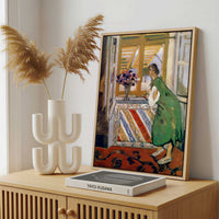 Framed Canvas - Framed canvas in a stylish interior setting