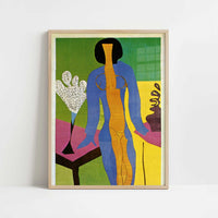 Zulma (1950) by Henri Matisse – Art Print - Art print in oak frame