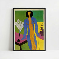 Framed Canvas - Framed canvas in black frame
