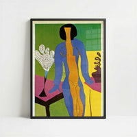 Zulma (1950) by Henri Matisse – Art Print - Art print in black frame
