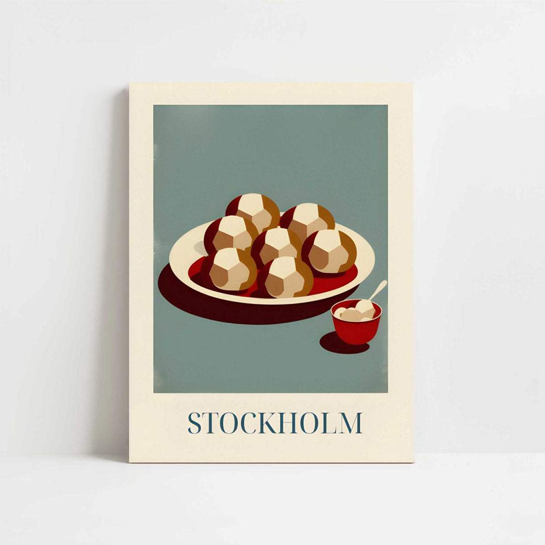 Meatballs from Stockholm, Sweden - Art Print - Unframed art print
