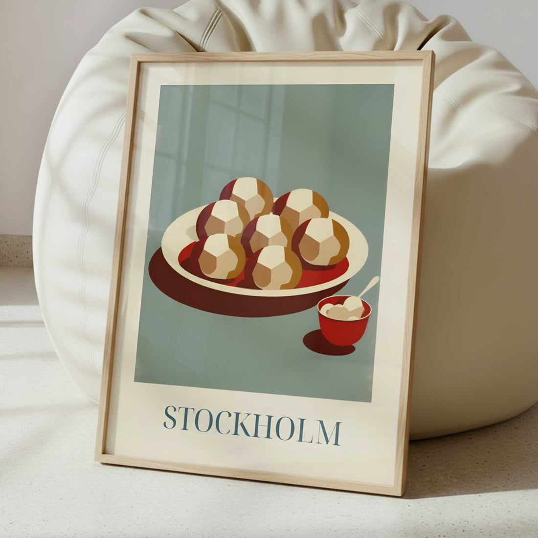 Meatballs from Stockholm, Sweden - Art Print - Interior inspiration