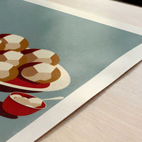 Meatballs from Stockholm, Sweden - Art Print - Close-up detail of the art print