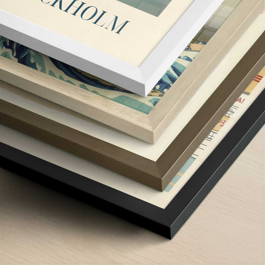 Meatballs from Stockholm, Sweden - Art Print - Close-up detail of the different frames