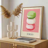Framed Canvas - Framed canvas in a stylish interior setting