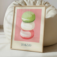 Mochi from Tokyo, Japan - Art Print - Interior inspiration