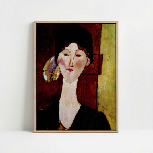 Framed Canvas - Framed canvas in oak color frame