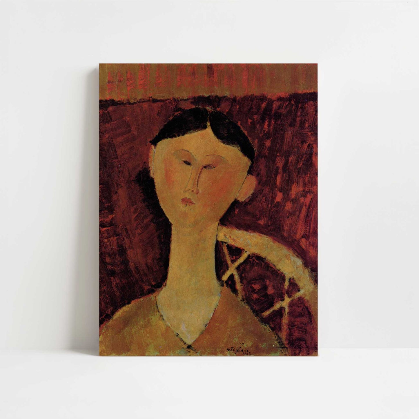 Beatrice Hastings (c.1915) by Amedeo Modigliani – Art Print - Unframed art print