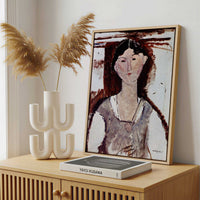 Framed Canvas - Framed canvas in a stylish interior setting
