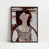 Framed Canvas - Framed canvas in dark wood color frame