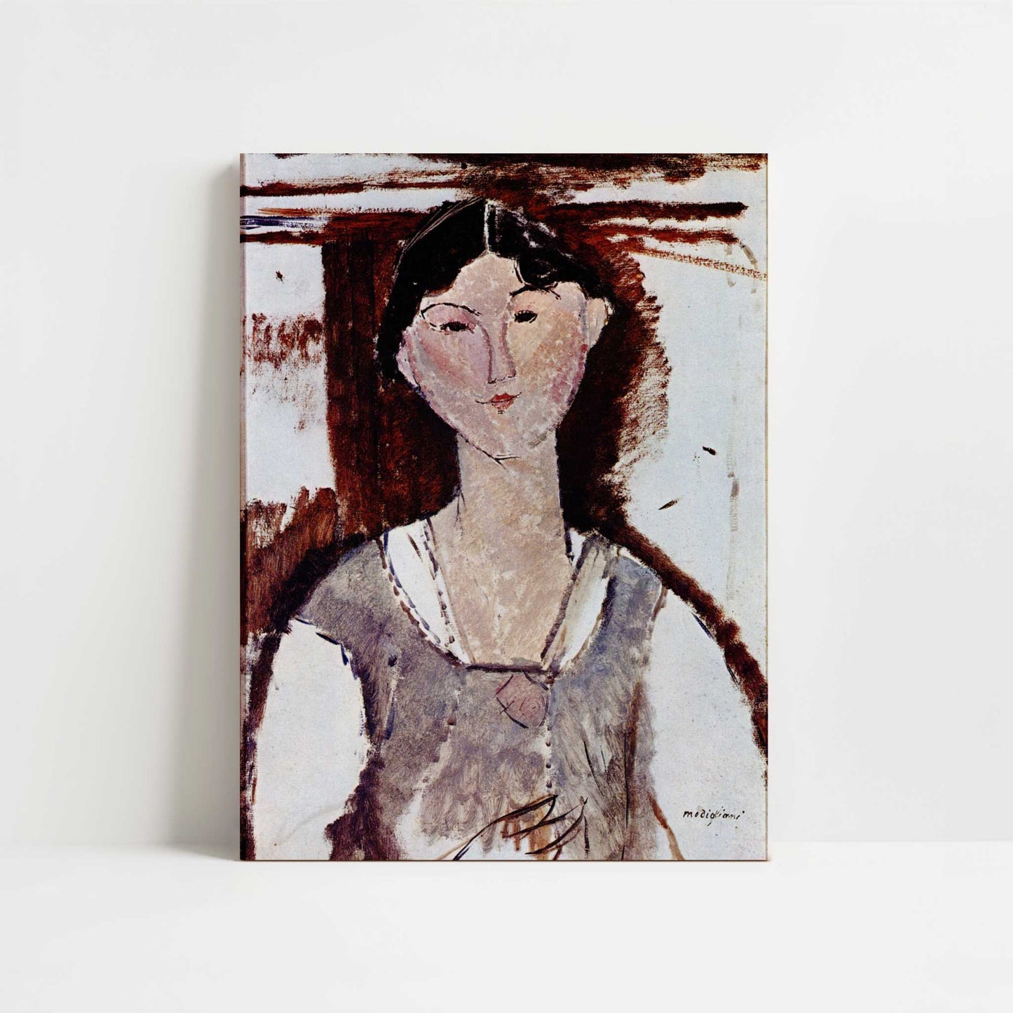 Beatrice Hastings (1915) by Amedeo Modigliani – Art Print - Unframed art print
