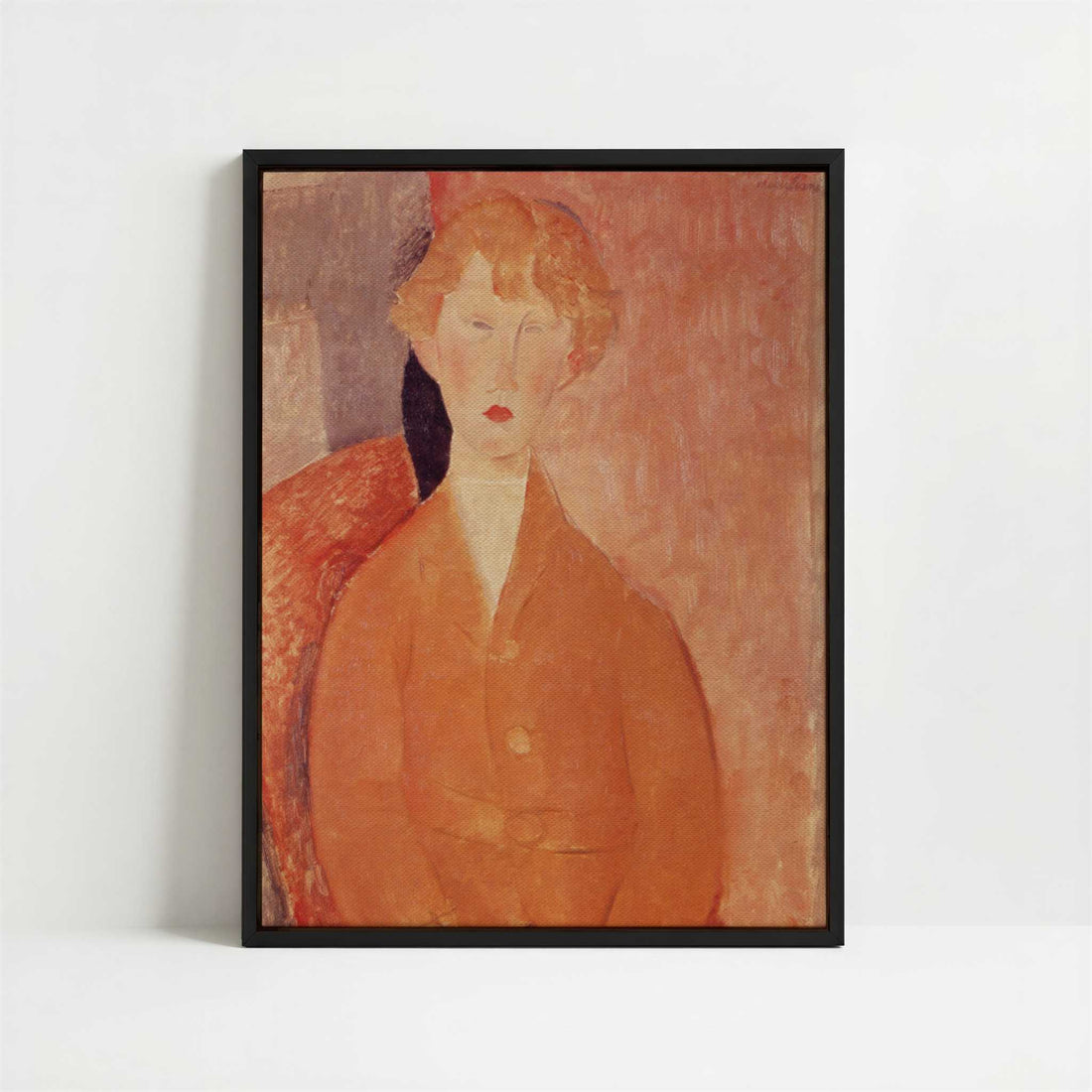 Framed Canvas - Framed canvas in black frame