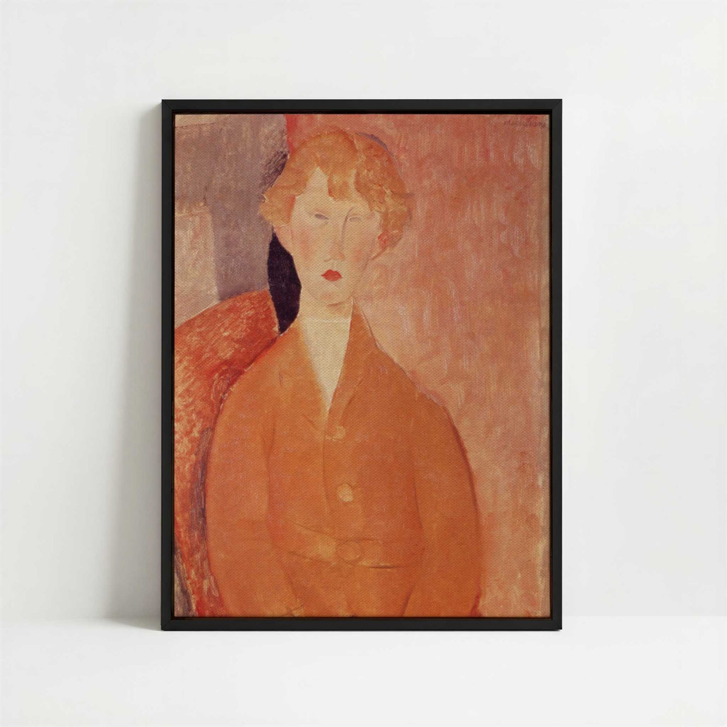 Framed Canvas - Framed canvas in black frame