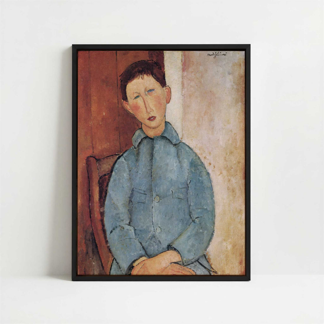 Framed Canvas - Framed canvas in black frame