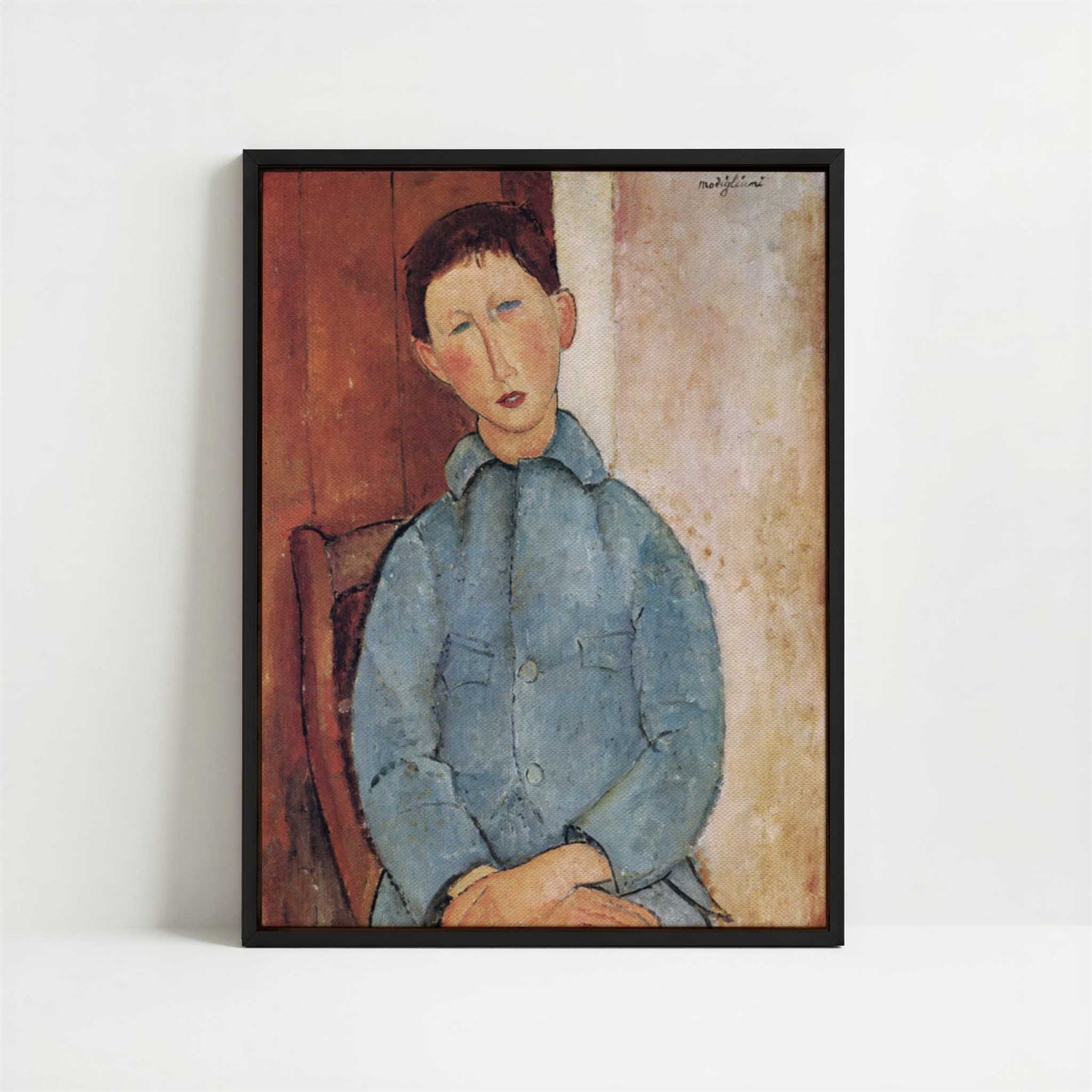 Framed Canvas - Framed canvas in black frame