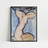 Caryatid (1910-16) by Amedeo Modigliani – Art Print - Art print in black frame