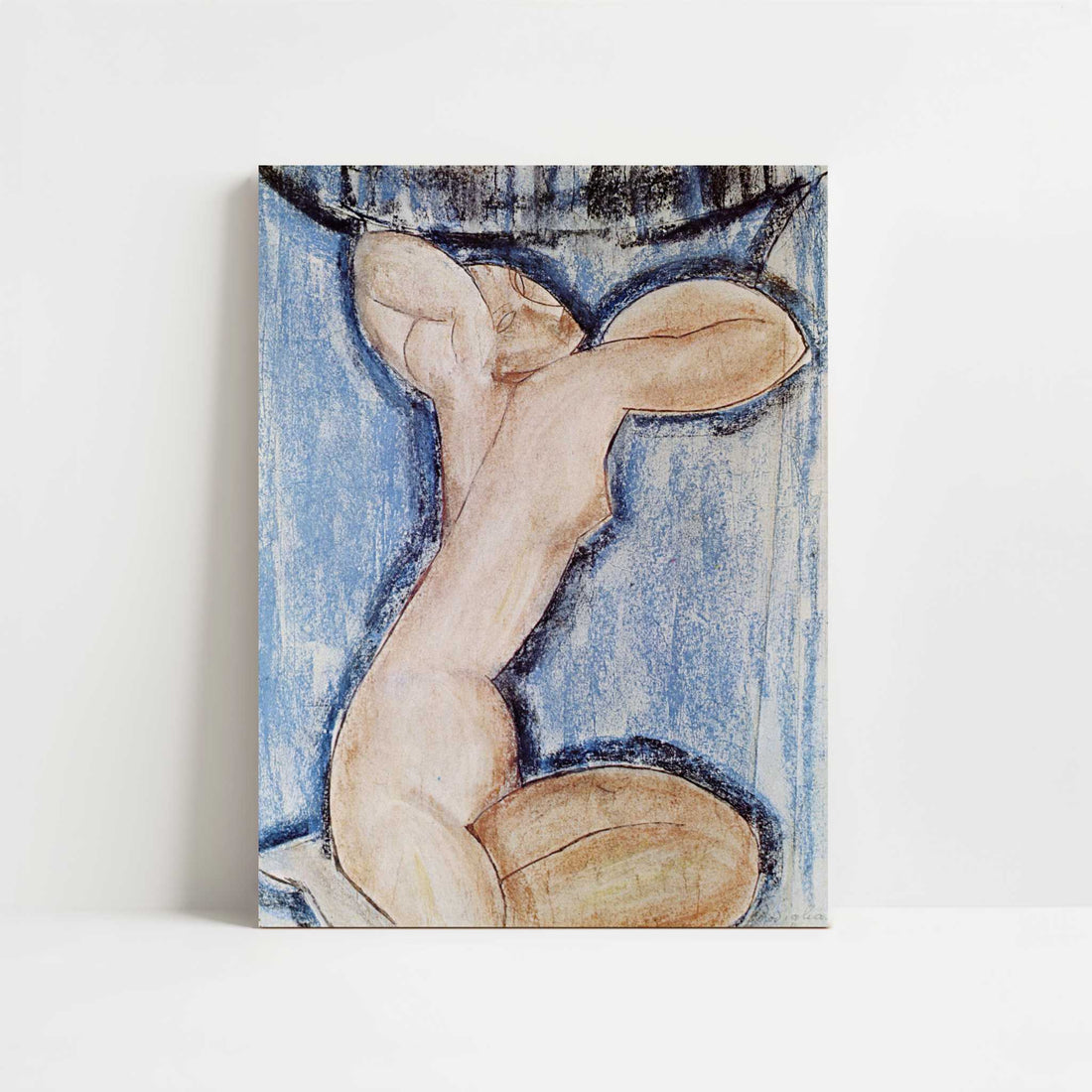 Caryatid (1910-16) by Amedeo Modigliani – Art Print - Unframed art print