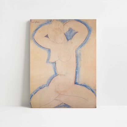 Caryatid (1913) by Amedeo Modigliani – Art Print - Unframed art print
