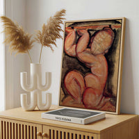 Framed Canvas - Framed canvas in a stylish interior setting