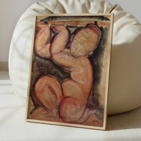 Caryatid (Audace) (1913) by Amedeo Modigliani – Art Print - Interior inspiration