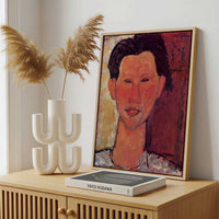 Framed Canvas - Framed canvas in a stylish interior setting