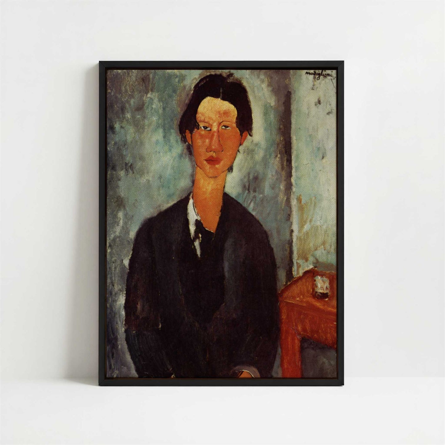 Framed Canvas - Framed canvas in black frame