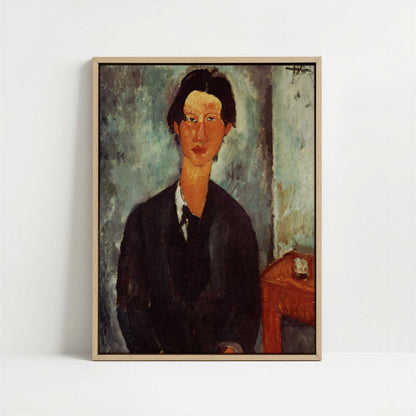 Framed Canvas - Framed canvas in oak color frame
