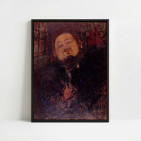 Framed Canvas - Framed canvas in black frame