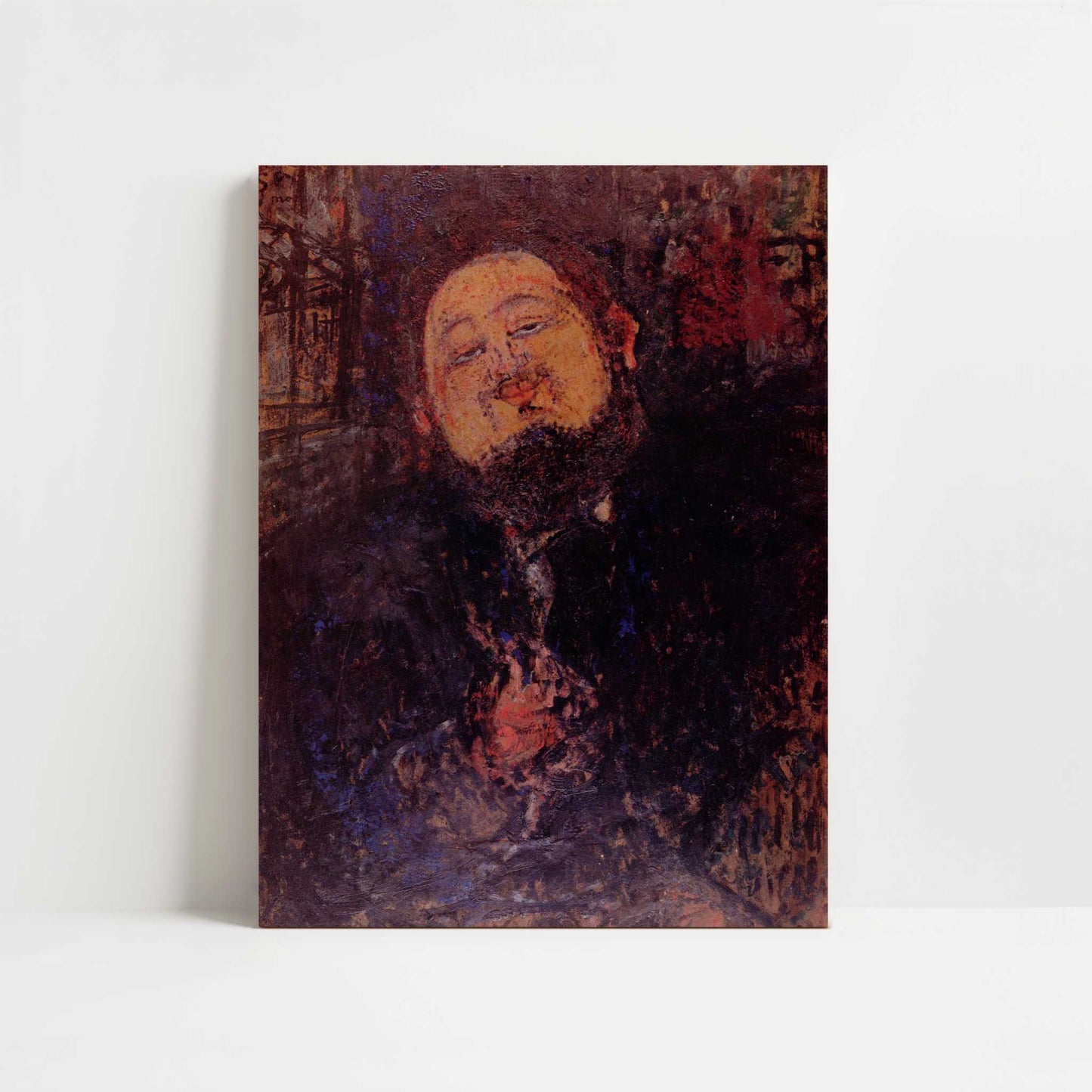 Diego Rivera (c.1914) by Amedeo Modigliani – Art Print - Unframed art print