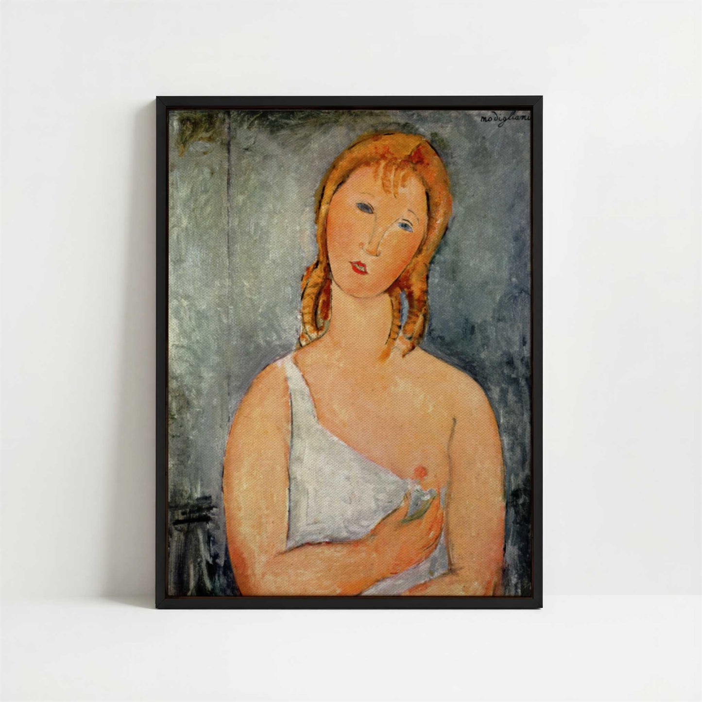 Framed Canvas - Framed canvas in black frame