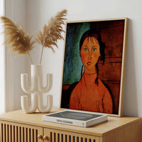 Framed Canvas - Framed canvas in a stylish interior setting