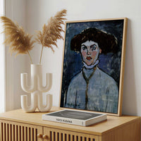 Framed Canvas - Framed canvas in a stylish interior setting