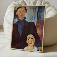 Jacques & Berthe Lipchitz (1916) by Amedeo Modigliani – Art Print - Interior inspiration
