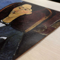 Jean Cocteau (1916) by Amedeo Modigliani – Art Print - Close-up detail of the art print