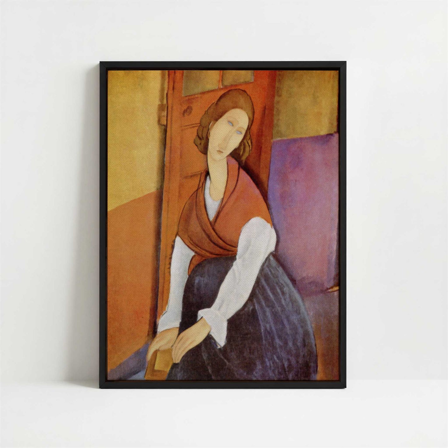 Framed Canvas - Framed canvas in black frame