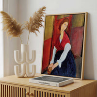 Framed Canvas - Framed canvas in a stylish interior setting