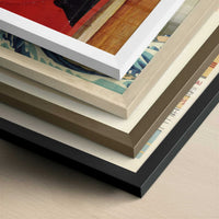 Jeanne Hébuterne in Profile (1918) by Amedeo Modigliani – Art Print - Close-up detail of the different frames