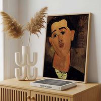Framed Canvas - Framed canvas in a stylish interior setting