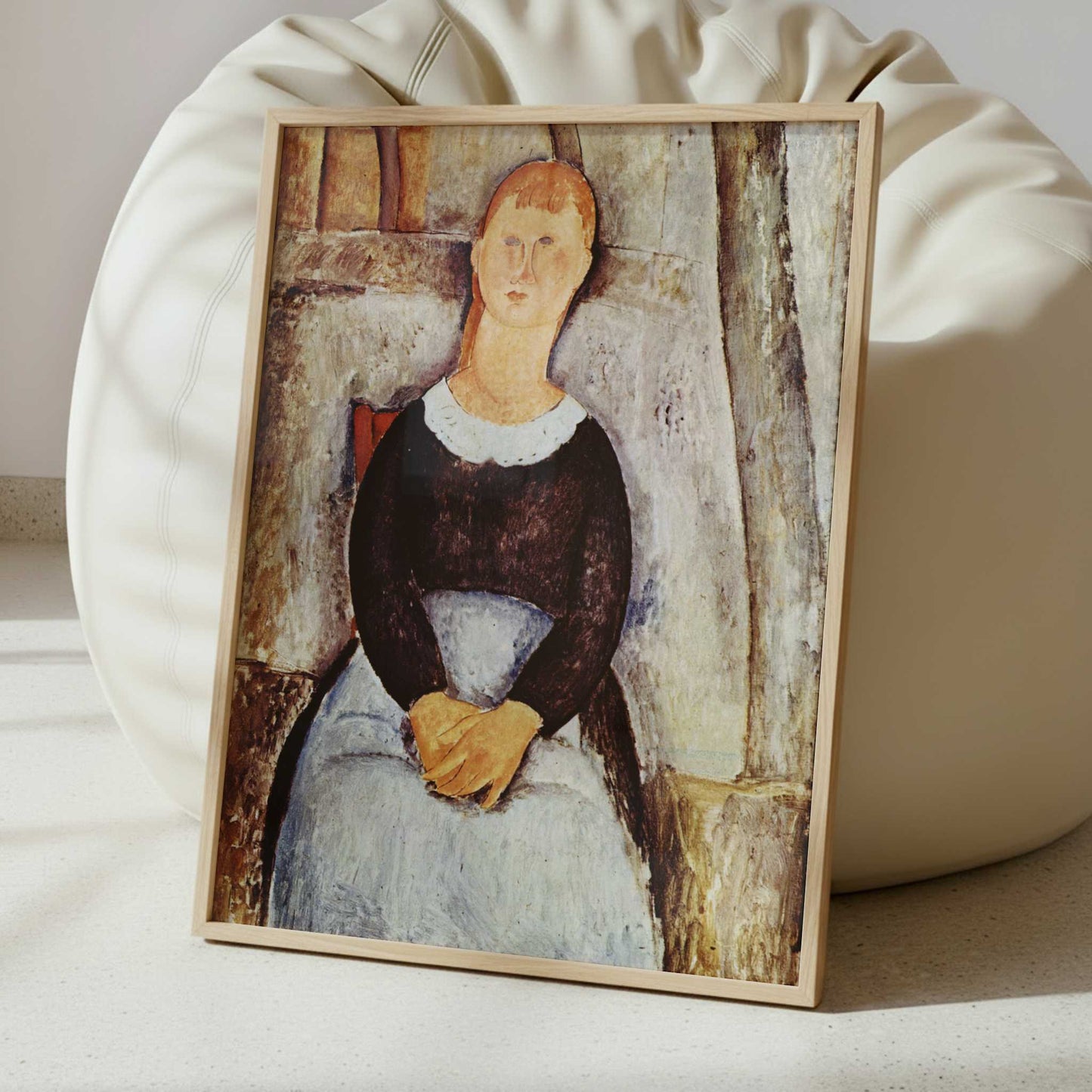 La Jolie Epiciere (1918) by Amedeo Modigliani – Art Print - Interior inspiration
