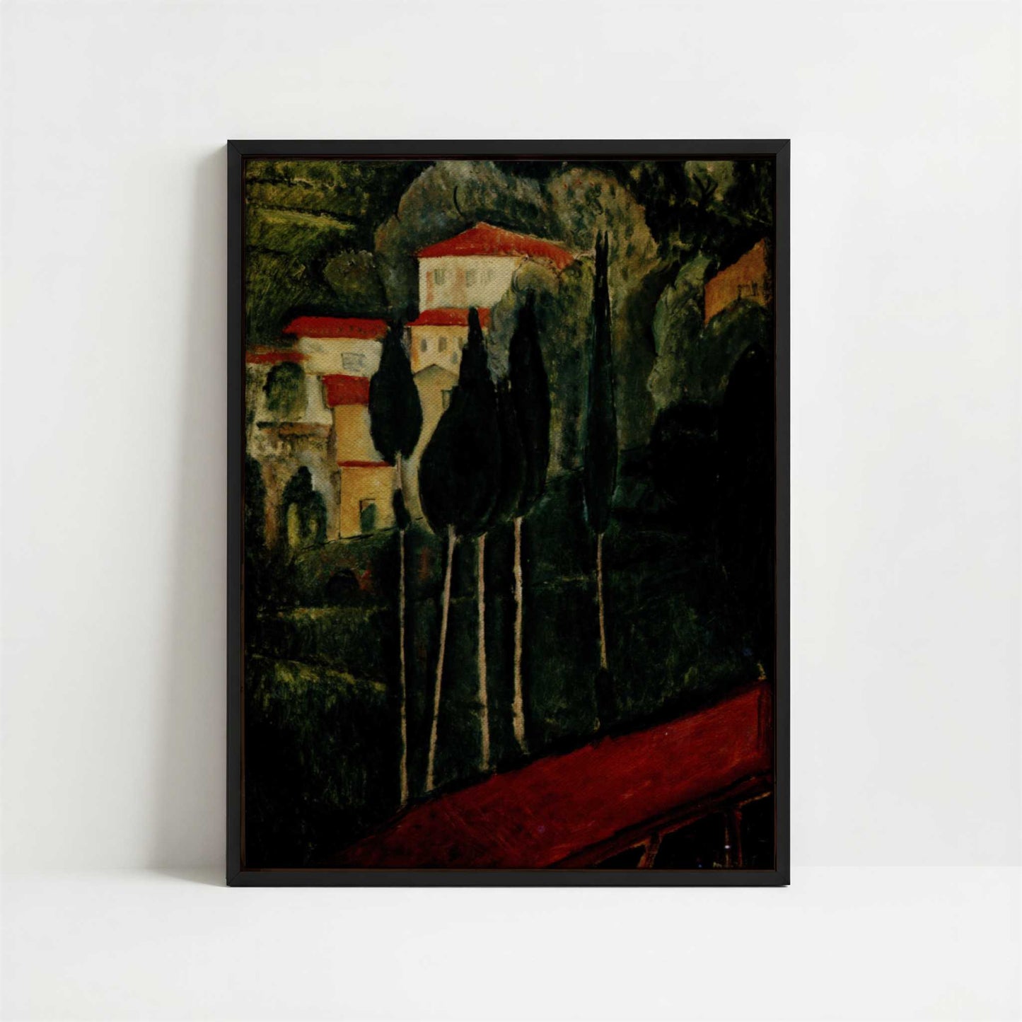 Framed Canvas - Framed canvas in black frame