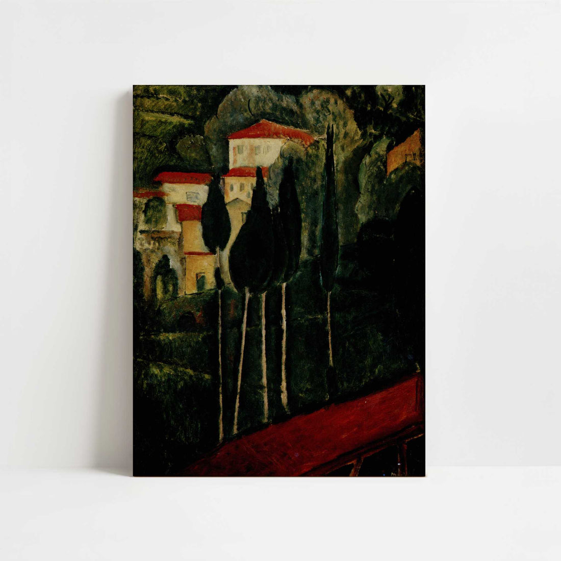 Landscape (1919) by Amedeo Modigliani – Art Print - Unframed art print