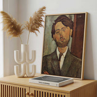 Framed Canvas - Framed canvas in a stylish interior setting