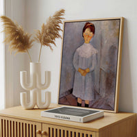 Framed Canvas - Framed canvas in a stylish interior setting