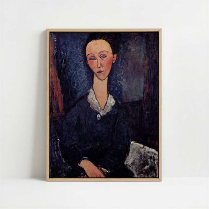 Framed Canvas - Framed canvas in oak color frame