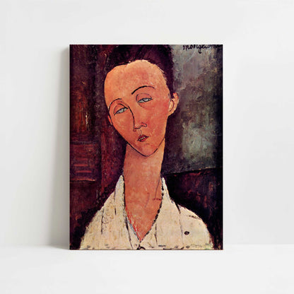 Lunia Czechowska (1918) by Amedeo Modigliani – Art Print - Unframed art print