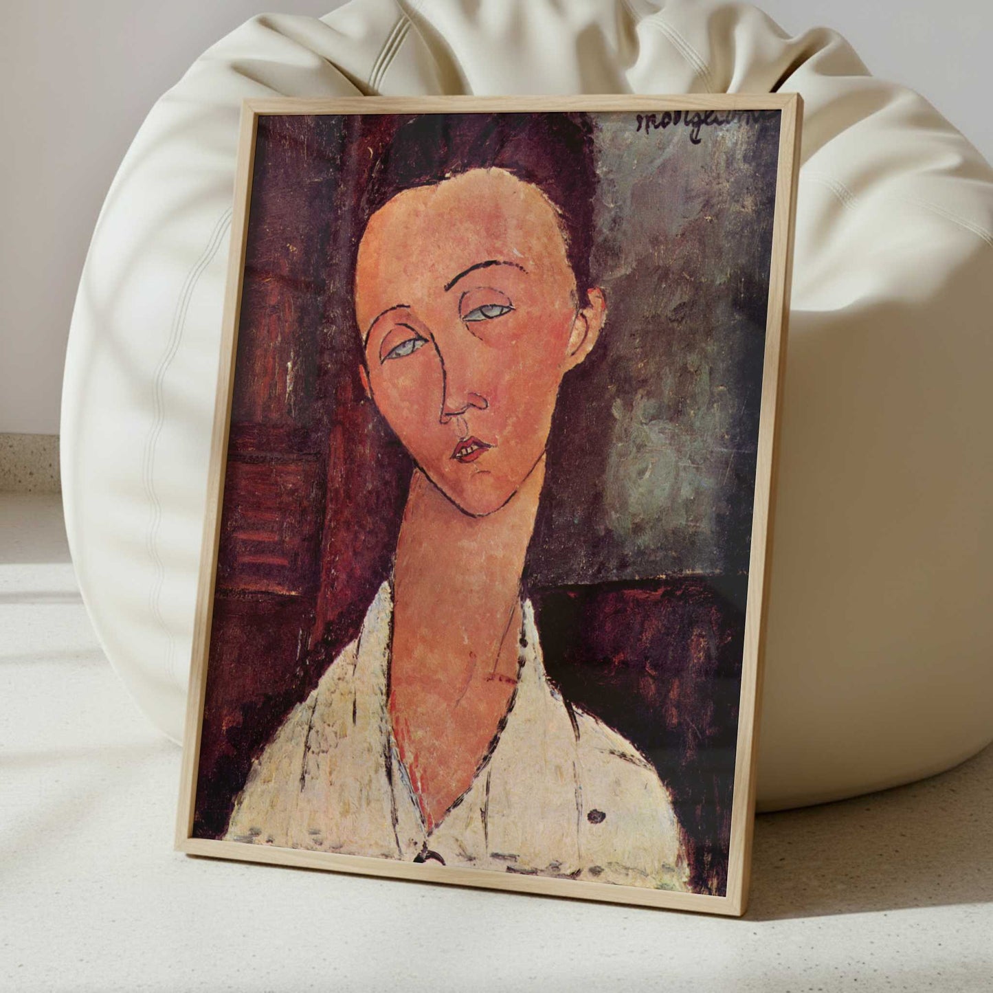 Lunia Czechowska (1918) by Amedeo Modigliani – Art Print - Interior inspiration