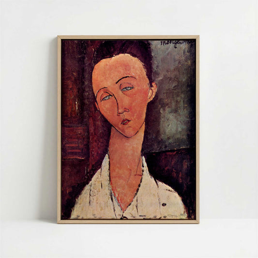 Framed Canvas - Framed canvas in oak color frame