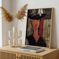 Framed Canvas - Framed canvas in a stylish interior setting