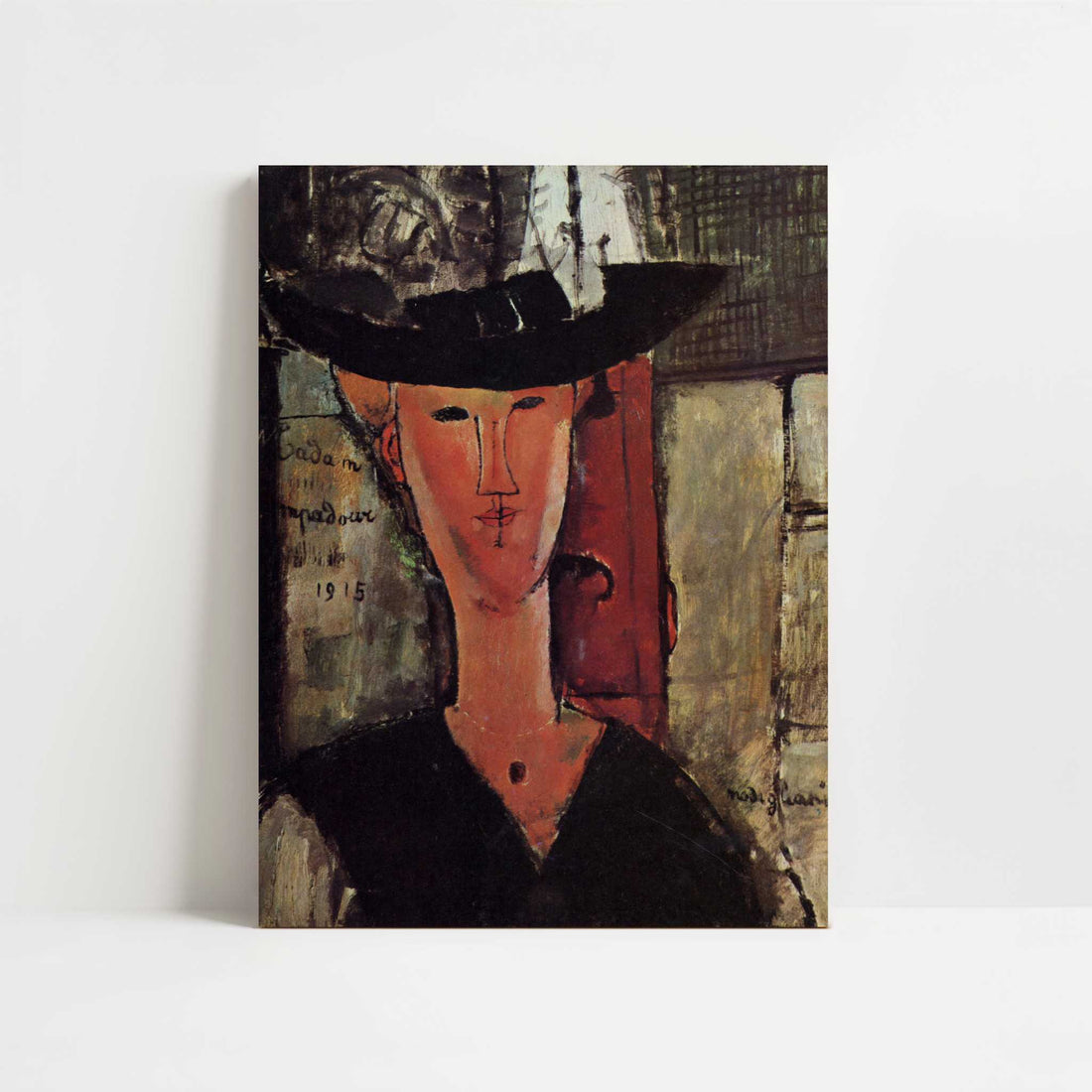 Madam Pompadour (1915) by Amedeo Modigliani – Art Print - Unframed art print